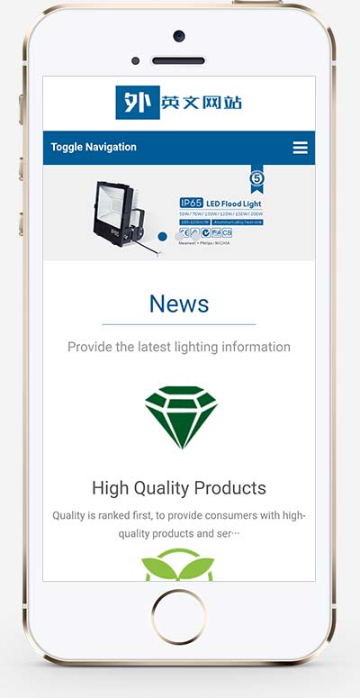 LED燈具外貿(mào)網(wǎng)站源碼(圖1) 2.jpg
