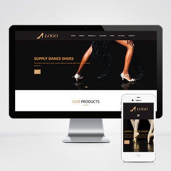  (自適應(yīng)手機(jī)端)英文外貿(mào)芭蕾舞鞋網(wǎng)站pbootcms模板 