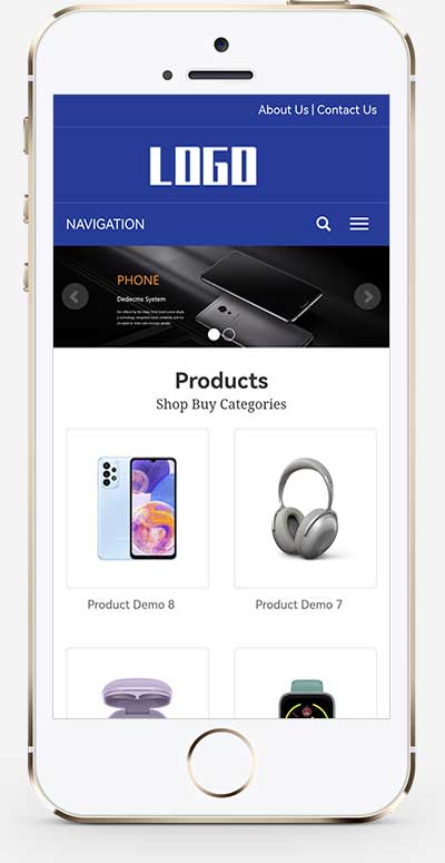 (自適應手機端)響應式電子產品英文外貿網站模板 (自適應手機端)響應式電子產品英文外貿網站模板