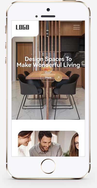 (自適應手機版)響應式室內家居設計英文外貿網站模板 (自適應手機版)響應式室內家居設計英文外貿網站模板