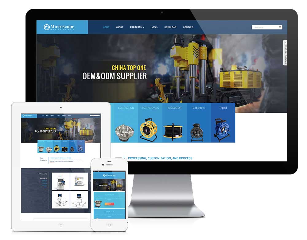 響應(yīng)式貼膜貼標(biāo)設(shè)備外貿(mào)企業(yè)網(wǎng)站模板