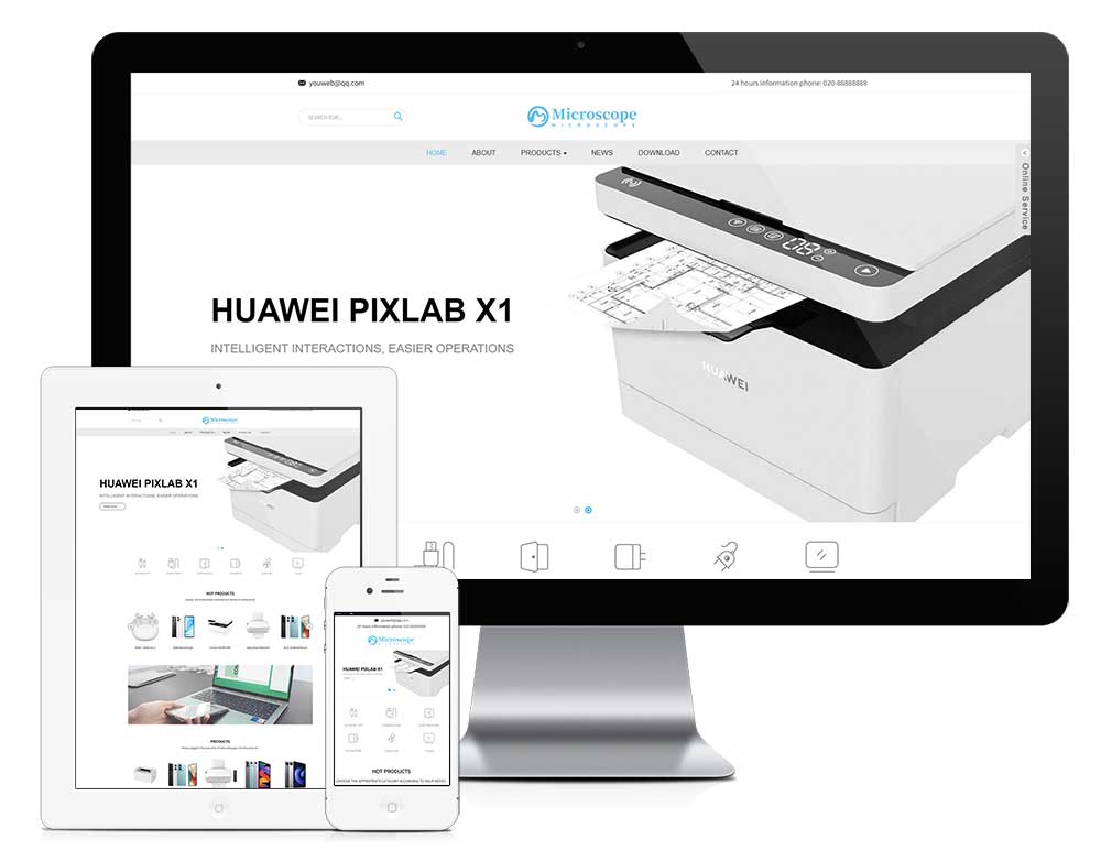 響應式電子產品外貿企業網站模板(圖1) 1.jpg