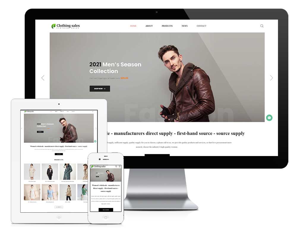 響應(yīng)式服裝服飾外貿(mào)企業(yè)網(wǎng)站模板(圖1) 1.jpg