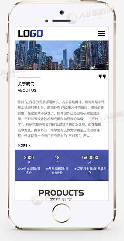 機械密封件骨架油封網站源碼+手機端自適應 機械密封件骨架油封網站源碼+手機端自適應